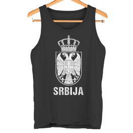 Srbija Serbia Flag Serbian Double Eagle Tank Top - Seseable