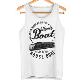 Houseboat Was Auch Immer Auf Dem Hausboat Was Auch Immer Gray S Tank Top - Seseable