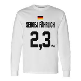 Sergej Fährlich Sauftrikot X Malle Party Trikot Deutschland Langarmshirts - Seseable