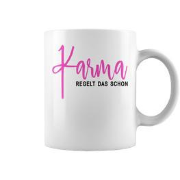 Karma Regelt Das Schon Schicksal Karma Tassen - Seseable