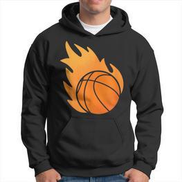 Fire Basketball Kapuzenpullover - Seseable