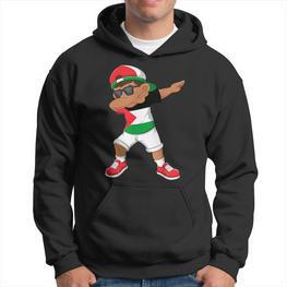 Tupfbing Boy State Der Palästina -Flagge Dab Dance Tanz Kapuzenpullover - Seseable