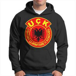 Uqk Flag Kosovo Albaner Uck Jashari Army Eagle Kapuzenpullover - Seseable