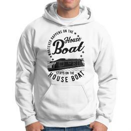 Houseboat Was Auch Immer Auf Dem Hausboat Was Auch Immer Gray S Kapuzenpullover - Seseable