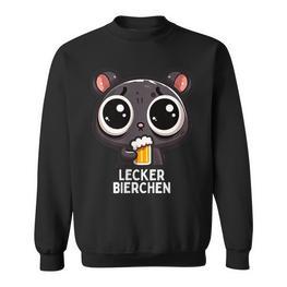 Lecker Bierchen Sad Hamster Meme Sweatshirt - Seseable