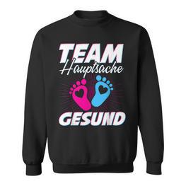 Team Hauptsache Gesund Gender Reveal Sweatshirt - Seseable