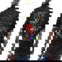 Children's Mach's Gut Kindergarten Ich Rocke Jetzt Die Schule T-Shirt mit Rückendruck - Seseable