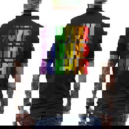 Gegen Rassismus Und Gegen Rechts Wir Sind Mehr T-Shirt mit Rückendruck - Seseable