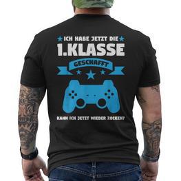 Ich Habe Die 1St Class Created 1St Class Gaming S T-Shirt mit Rückendruck - Seseable