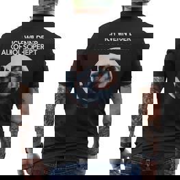 Ich Wenn Der Alkohol Scheppert X Pedro Raccoon Meme T-Shirt mit Rückendruck - Seseable
