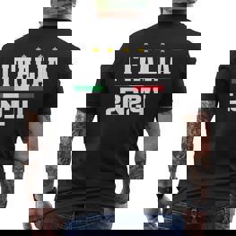 Italien 2024 Italien Flagge Urlaub Reise T-Shirt mit Rückendruck - Seseable