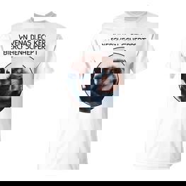 Wenn Das Lecker Bierchen Scheppert X Pedro Raccoon Meme T-Shirt - Seseable