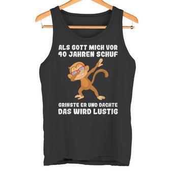 40 Jahre Als Gott Michor 40 Jahen Kref 40Th Birthday Tank Top - Geschenkecke