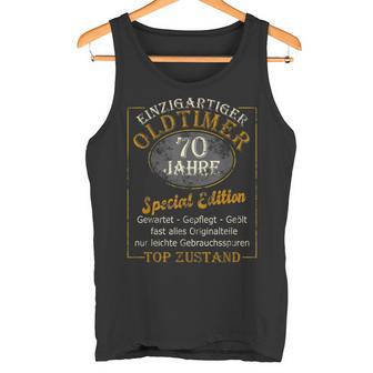 70Th Birthday Man Uniqueintage Car 70S Tank Top - Geschenkecke