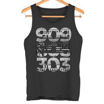 808 909 303 Techno Style Tank Top - Geschenkecke