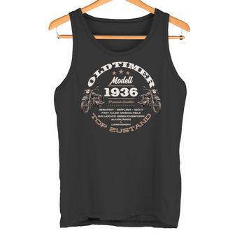 88 Geburtstag Mann Frau Motorrad Motorradfahrer Biker 1936 Tank Top - Seseable