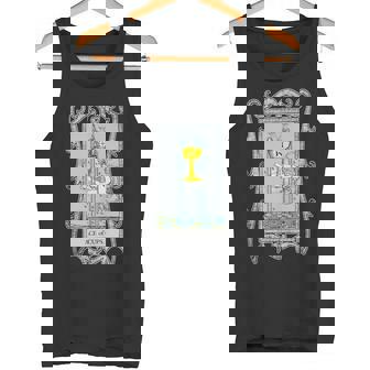 Ace Of Cups Tarot Tank Top Tank Top - Monsterry