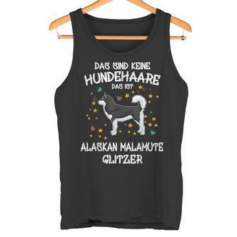 Alaskan Malamute Glitter Dog Holder Idea Dog Tank Top - Geschenkecke