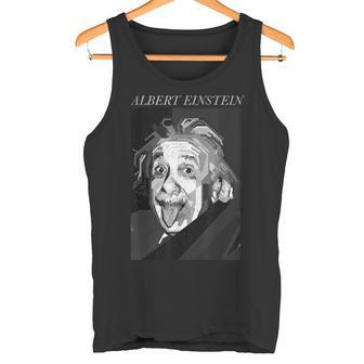 Albert Einstein Logic Quote Front Back Tank Top - Geschenkecke