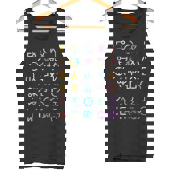 Alfabeto Amazigh Tifinagh Letras Amazigh Bereberes Coloridas Camiseta sin mangas - Regaloses