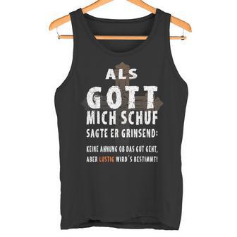 Als Gott Mich Schu Tank Top - Geschenkecke