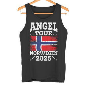 Angel Tour Norway 2025 Fishing Team Norway Flag Angler Tank Top - Geschenkecke