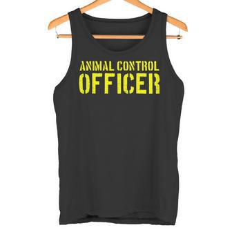 Animal Control Officer Public Safety Uniform Patrol Tank Top - Monsterry