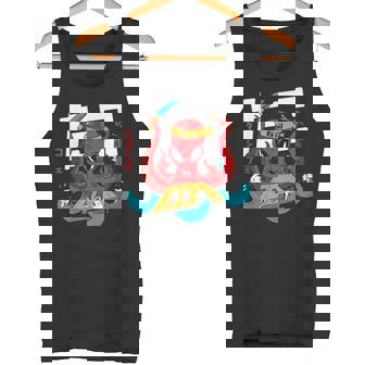 Anime Japonais Japonais Maître Sushi Poulpe Débardeur e - Cadeauxyz