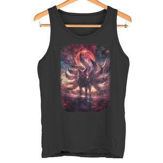 Anime Kitsune Nine Tail Fox Manga Otaku Style Tank Top - Geschenkecke