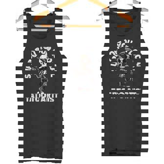 Apoya A Tu Esqueleto De Artista De Tatuajes Local Camiseta sin mangas - Regaloses