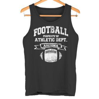 Arizona Football Property Of Athletic Dept Retro Grunge Tank Top - Geschenkecke