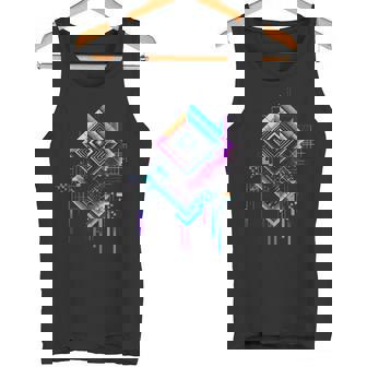 Arte Gráfico Abstracto Polígono Arquitectura Motivo Camiseta sin mangas - Regaloses