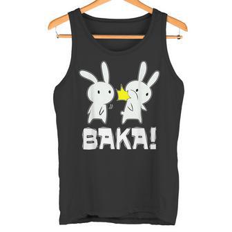 Baka Slogan Rabbit Ear-Fig For Japan Friends Tank Top - Geschenkecke