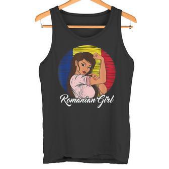 Bandera Rumana Rumania Chica Rumana Camiseta sin mangas - Regaloses