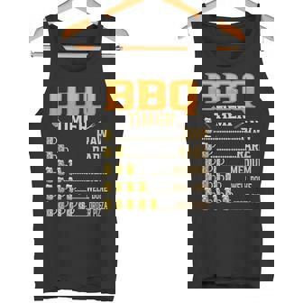 BBQ Timer Raw Rare Medium Well Done Grill Lovers Tank Top - Monsterry