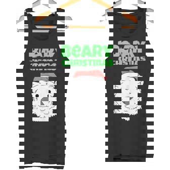 BEARY CHRISTMAS Christmas North Pole Polar Bear Pun Tank Top Tank Top - Monsterry