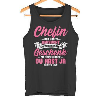 Beste Chefin Best Team Workmate Tank Top - Geschenkecke