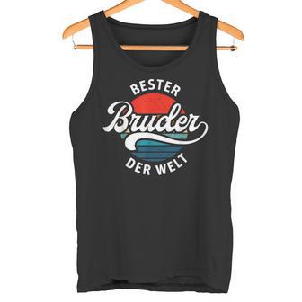 Bester Bruder Der Welt Retrointage Saying Brudi Tank Top - Seseable