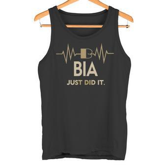 Bia Just Did I Personalized Last Name Tank Top - Thegiftio UK