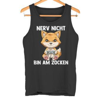 Bin Am Zocken Gaming Fox Tank Top - Geschenkecke