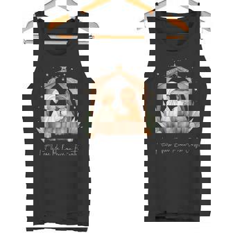 Boho Nativity Scene Let There Be Peace On Earth Christmas Tank Top - Monsterry