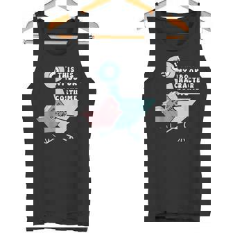 This Is My Book Character Costume Pigeon Kids Reading Tank Top - Monsterry
