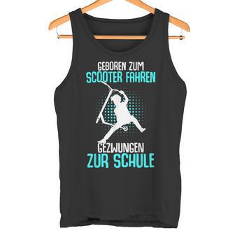 Boys & Children's With 'Geboren Zum Scooter Fahren' Motif Tank Top - Geschenkecke