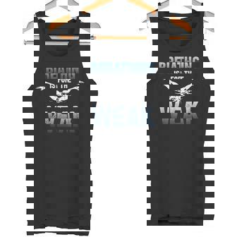 Breathing Is For The Weak Competition Swimmer Tank Top - Monsterry