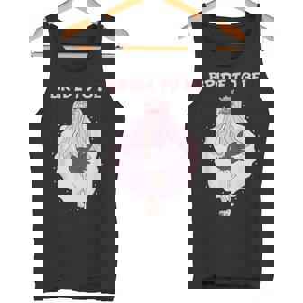 Bride To Be Bird Bouquet Wedding Hen Party Tank Top - Monsterry