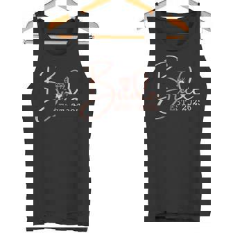 Bride Est 2025 Mrs Bachelorette Party Wedding Bridal Shower Tank Top - Monsterry