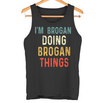 Brogan Family Crest Brogan Brogan Clothing Brogan T Brogan T For The Brogan 31 Tank Top - Thegiftio UK