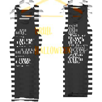Bruh This is My Halloween Costume Family Halloween Tank Top - Monsterry