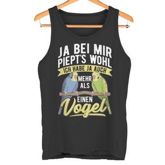 Budgie Ja Bei Mir Piept's Bird Tank Top - Geschenkecke