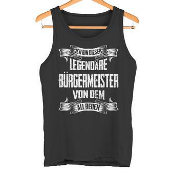 Bürgermeister Legend intage Slogan S Tank Top - Seseable